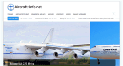 Desktop Screenshot of aircraft-info.net