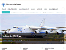 Tablet Screenshot of aircraft-info.net